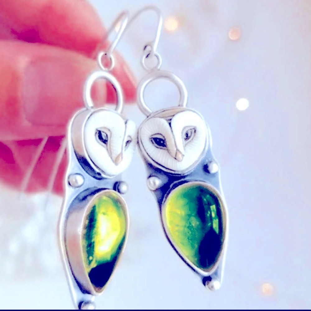Owl Dangle Earrings